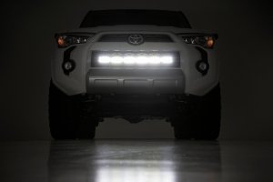 LED Light Bar - Rough Country - Dual Row - Black